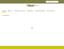 Tablet Screenshot of odontolaser.com